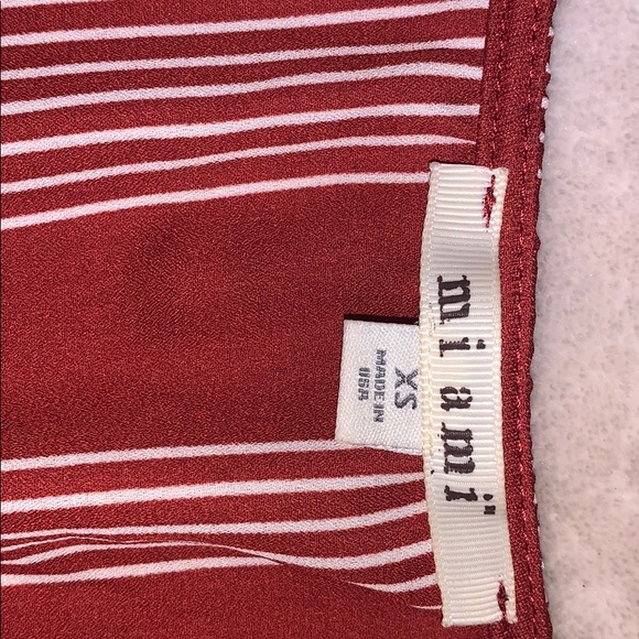 Red striped dress - Picture 2 of 2